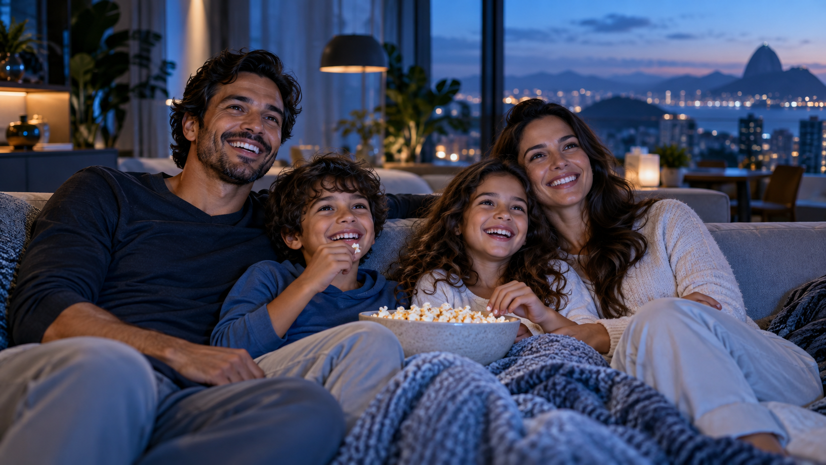 Momentos de cinema em família